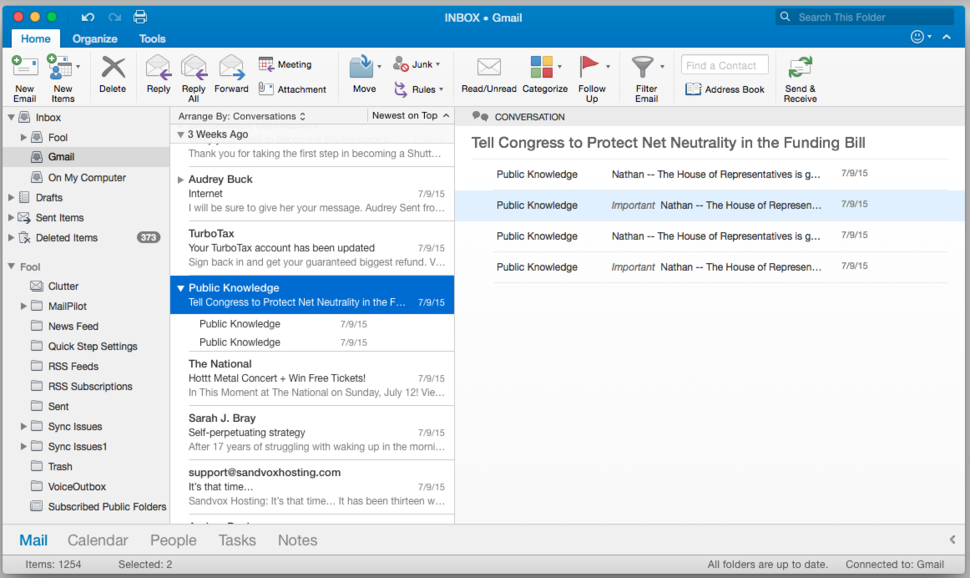 Archiving messages in outlook for mac catalina
